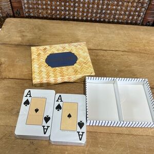 Playing cards C.R. Gibson cabana unopened